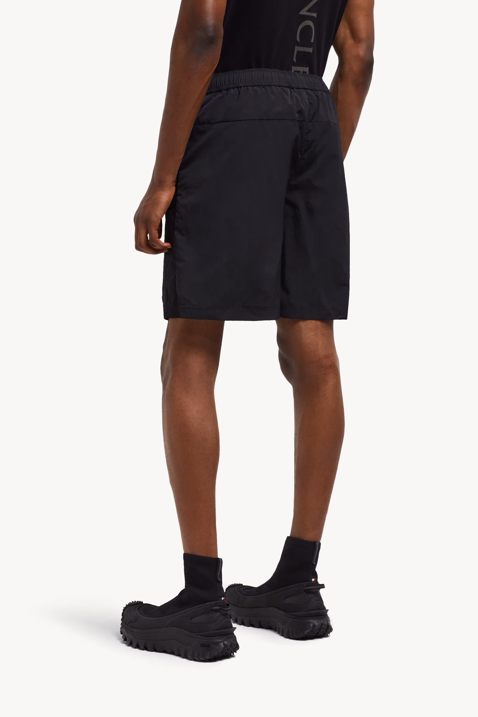 Logo Patch Swim Shorts Men Black Moncler 5